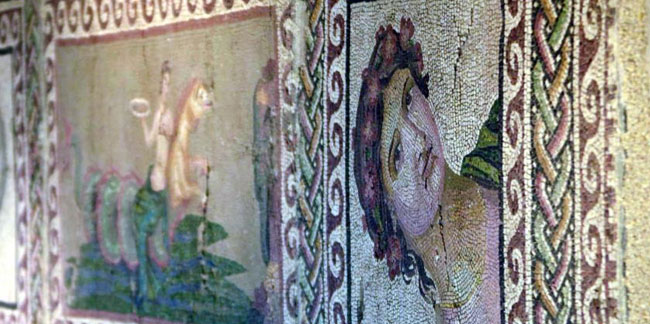 'Amisos Mozaiği' yoğun ilgi çekiyor