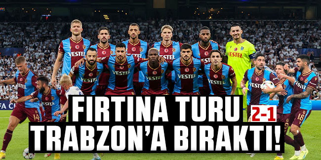 Fırtına turu Trabzon'a bıraktı!