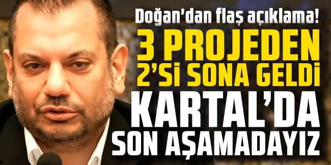 Trabzonspor’da Başkan Doğan'dan flaş açıklama! “3 projeden 2’si sona geldi”