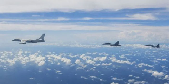 Çin'e ait 51 savaş uçağı ve 6 gemi, Tayvan çevresinde görüldü