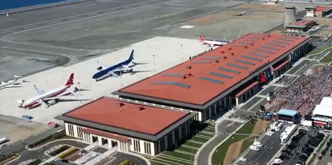Rize-Artvin Havalimanına Orta Doğu'dan uçuşlar başlayacak