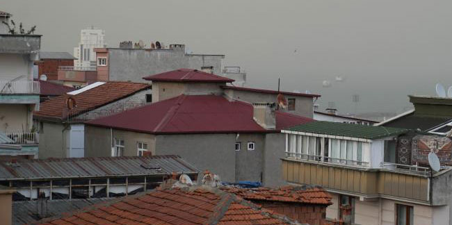 Samsun'da hava kalitesi düştü, çamur yağdı