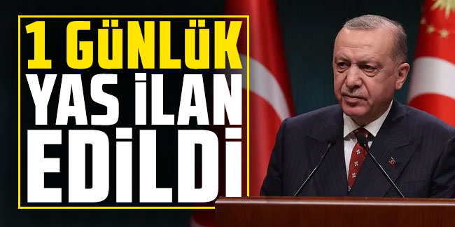 Cumhurbaşkanı Erdoğan duyurdu: İran için 1 günlük milli yas ilan edildi