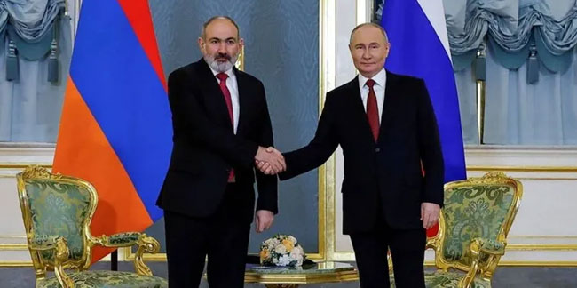 Putı̇n ve Paşinyan anlaştı: Rus güçleri Ermenistan'dan çekilecek