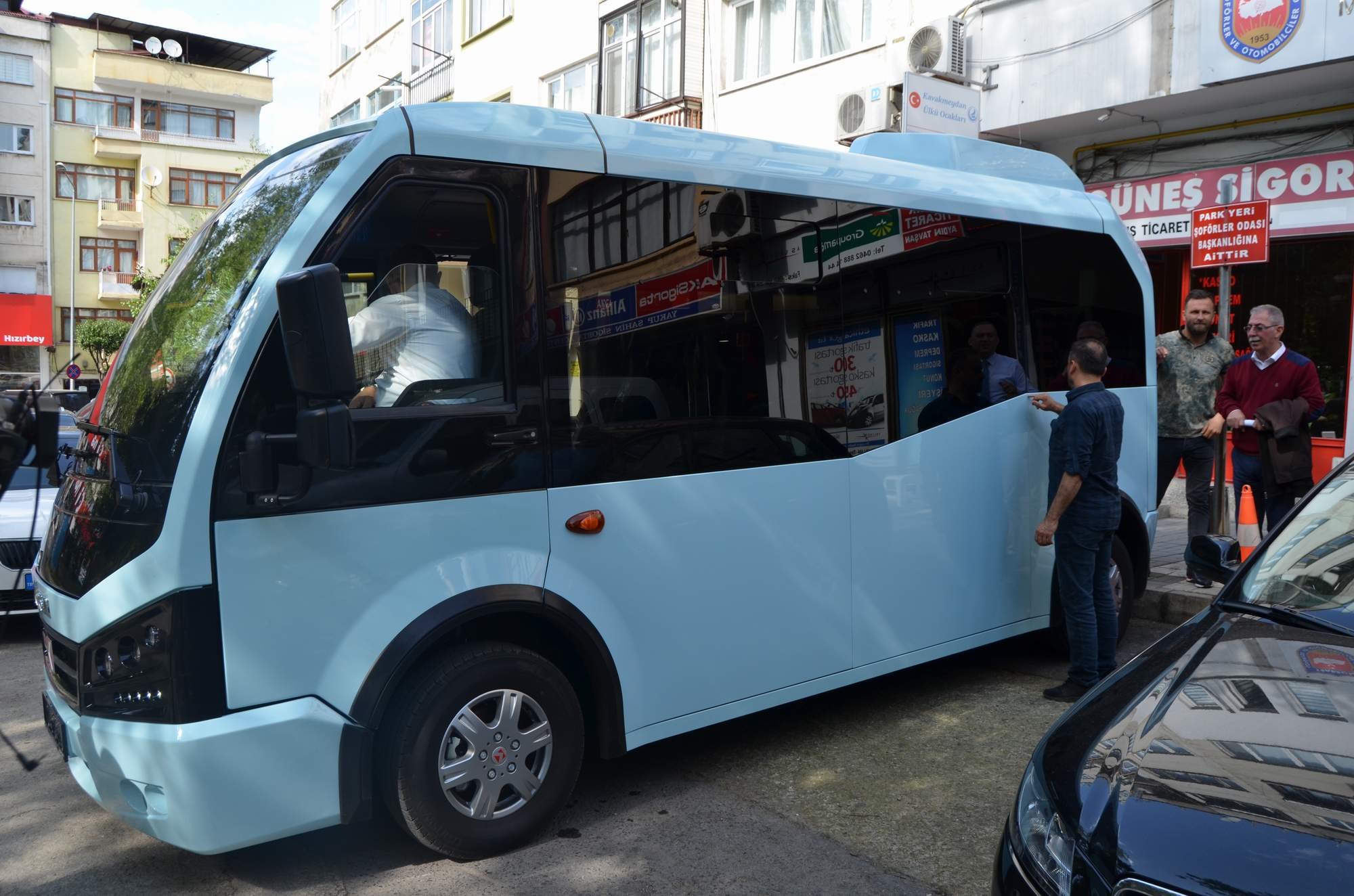 Trabzon'da dolmuşlar yenileniyor... İşte ilk görüntüler