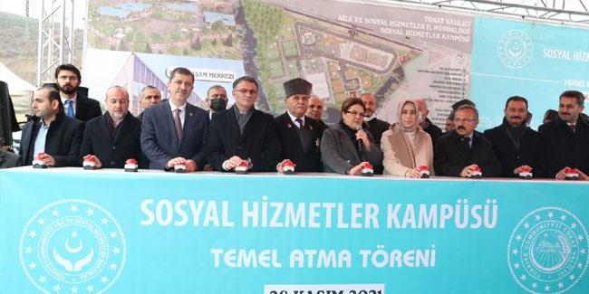 Türkiye’nin ilk Sosyal Hizmetler Kampüsü’nün temeli atılı
