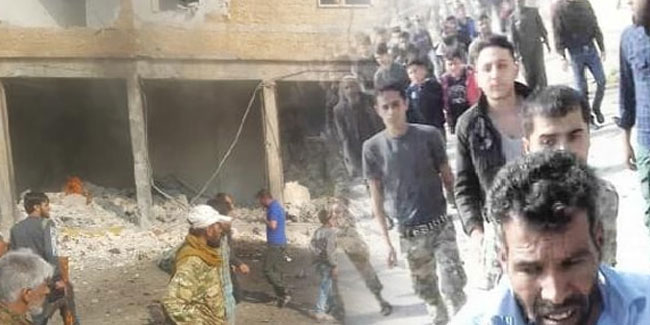 Tel Abyad'da bombalı saldırı: Terörist sağ yakalandı