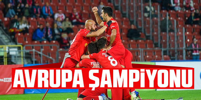 Türkiye Ampute Milli Takımı Avrupa şampiyonu oldu