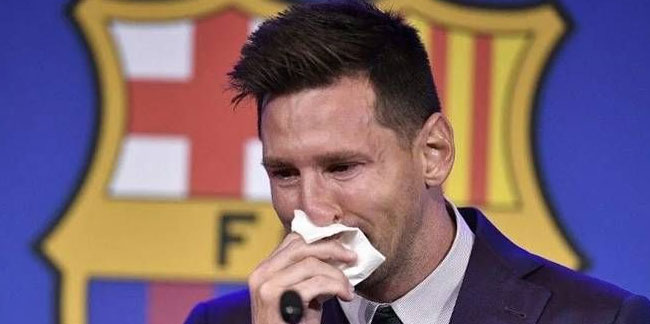 Messi’nin gözyaşlarını sildiği peçete satışa çıktı
