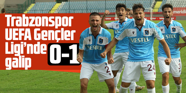 Trabzonspor U19'dan Avrupa'ya iyi başlangıç 