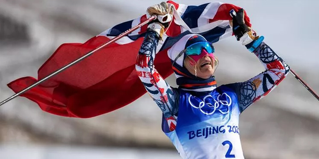 Pekin 2022'de Norveç altın madalya rekoru kırdı!
