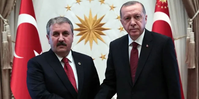 Cumhurbaşkanı Erdoğan, BBP Genel Başkanı Destici ile görüşecek