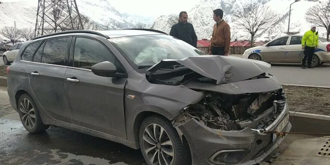 HDP’li vekilin de içinde olduğu otomobil kaza yaptı: 2 yaralı