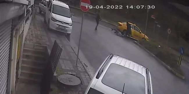 Ataşehir'de taksici kadın turiste dehşeti yaşatmıştı! Güvenlik kamerası görüntüleri ortaya çıktı