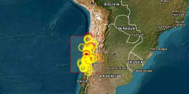 Şili'de 5.5 büyüklüğünde deprem