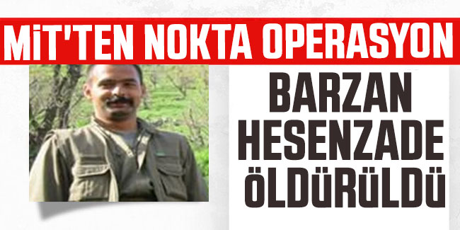 MİT'ten Kandil'de nokta operasyon: Barzan Hesenzade öldürüldü