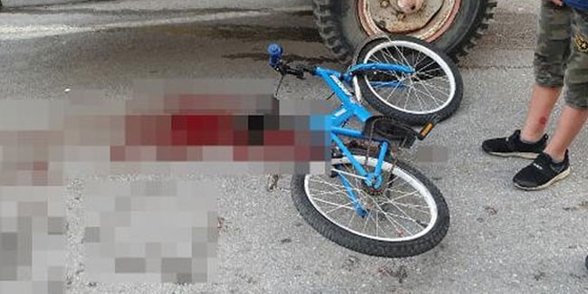 Kahreden olay! Bisikletten düşen çocuk hayatını kaybetti