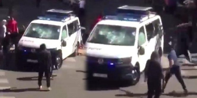 Belçika’da corona gerginliği! Polise saldırdılar