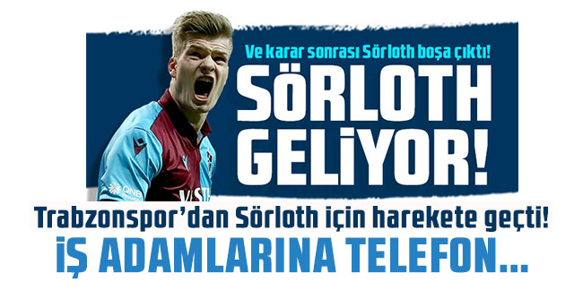 Trabzonspor’dan Sörloth için harekete geçti! İş adamlarına telefon… 