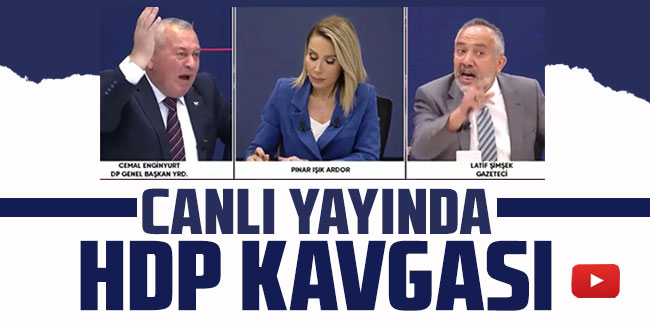Cemal Enginyurt ile Latif Şimşek arasında HDP tartışması yaşandı