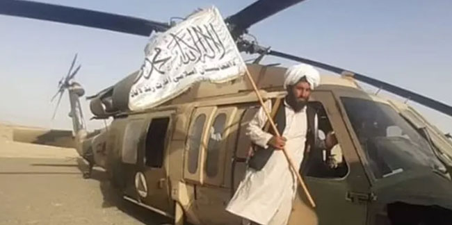 ABD helikopteri Taliban'ın eline geçti