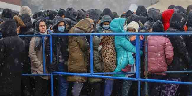 Belarus sınırından 3 bin 556 göçmen Irak'a döndü