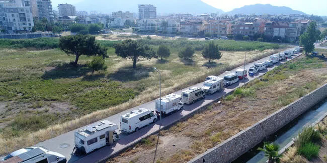 Antalya'da karavan işgaline yasak geliyor
