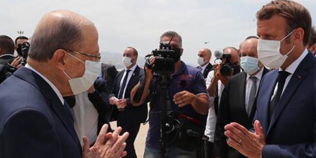 Fransa Cumhurbaşkanı Macron'dan, Lübnan'a ziyaret