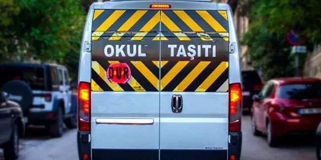 Trabzon'da 2 servis aracı trafikten men edildi