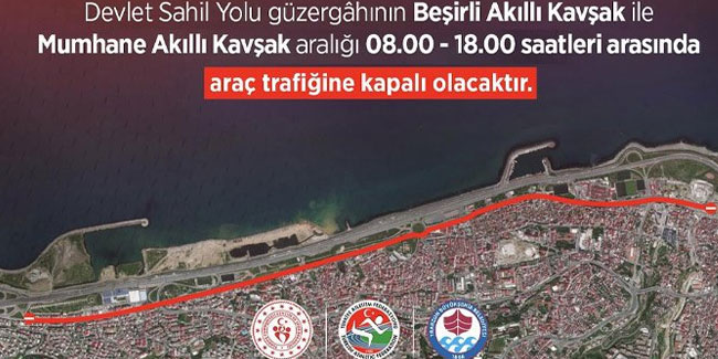 Trabzonlular dikkat! Saat 18:00 kadar bu yollar kapalı