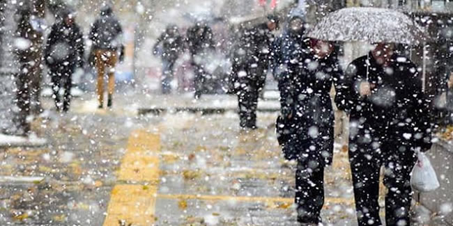 İstanbul için kar uyarısı!