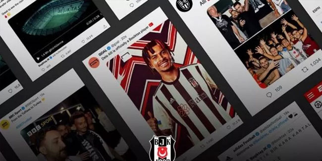 Beşiktaş'ın Dele Alli videosu dünyada geniş yankı buldu