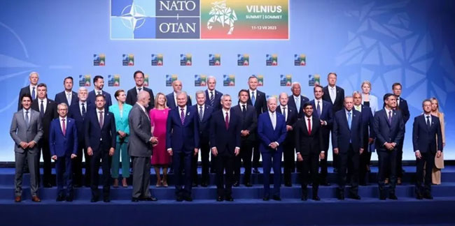 NATO zirvesi başladı! Cumhurbaşkanı Erdoğan'dan peş peşe kritik görüşmeler