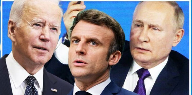 Macron'dan, Biden'a: Putin'e, hakaret edip gerginliği tırmandırma