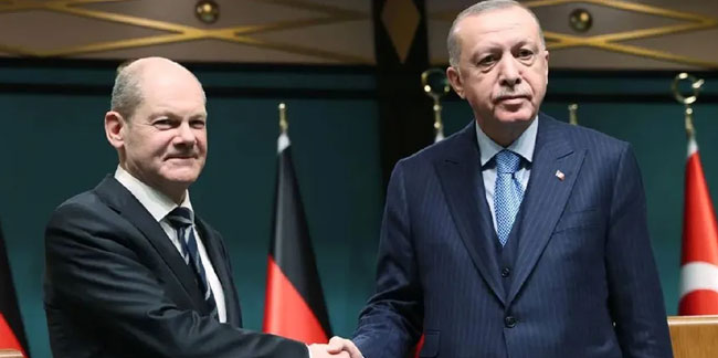 Cumhurbaşkanı Erdoğan Berlin'de Almanya Başbakanı'yla görüşecek