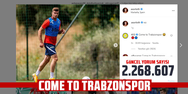 Trabzonspor'da Sörloth çılgınlığı! 2 milyonu geçti