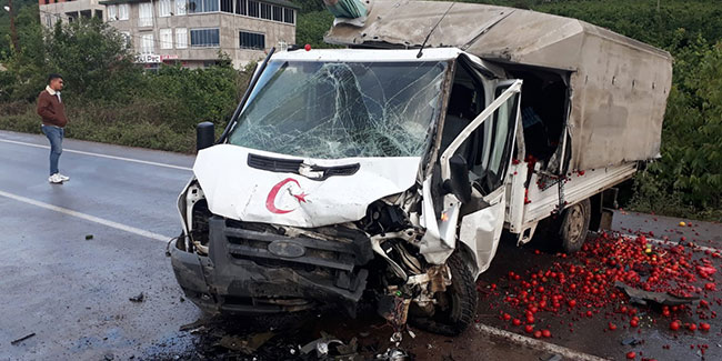 Ordu’da trafik kazası: 2 ölü, 2 yaralı