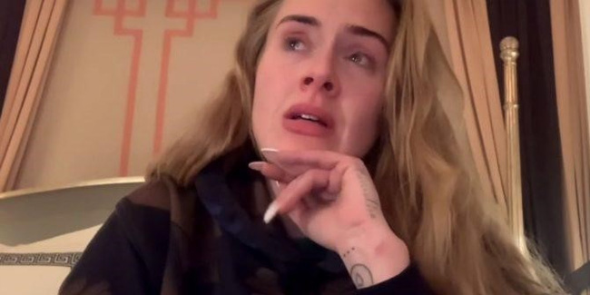 Adele, gözyaşları içinde özür diledi