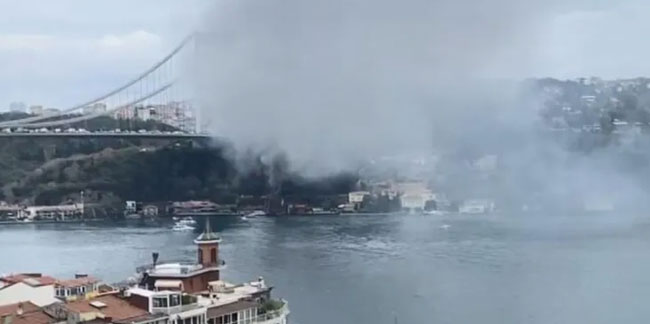 İstanbul Boğaz'ını dumanlar kapladı! Beykoz'da korkutan yangın