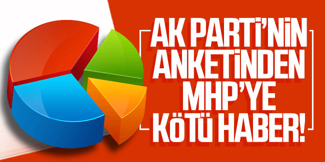 AK Parti'nin anketinden MHP'ye kötü haber!