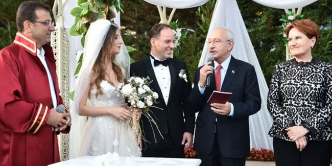 İmamoğlu kıydı, Kılıçdaroğlu CHP'li vekilin nikah şahidi oldu!