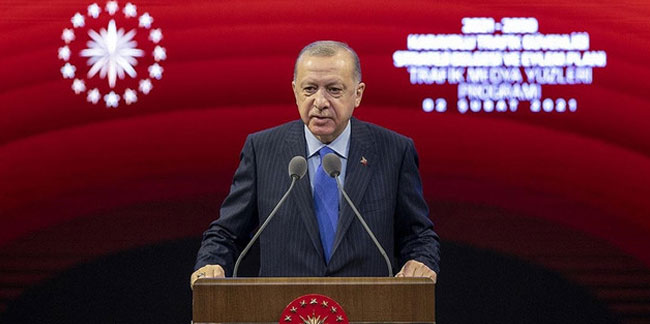 Erdoğan: Hedefi tutturan iki ülkeden biri oldu