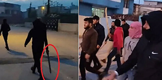 Döner bıçaklarıyla sokakta dolaşan Suriyeliler için karar!