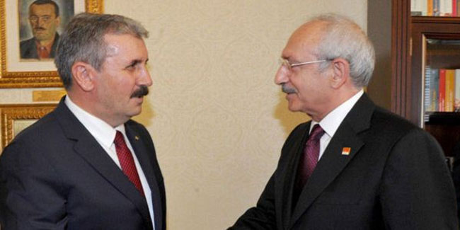 Mustafa Destici, Kılıçdaroğlu'yla görüştü