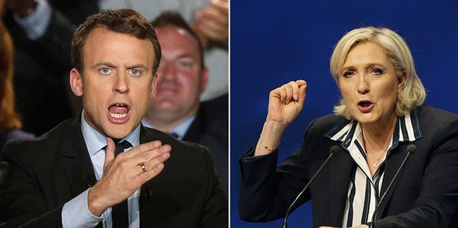 Macron ile Le Pen karşı karşıya geldi: İç savaş çıkartacaksın!