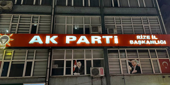 AK Parti Rize’de Aday Tanıtım Toplantısı 10 Şubat’ta yapılacak
