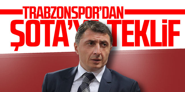 Trabzonspor'dan sürpriz karar! Şota'ya resmi teklif