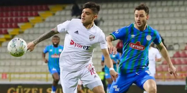 Boluspor'u 2 golle deviren Çaykur Rizespor, seriyi 9 maça çıkardı