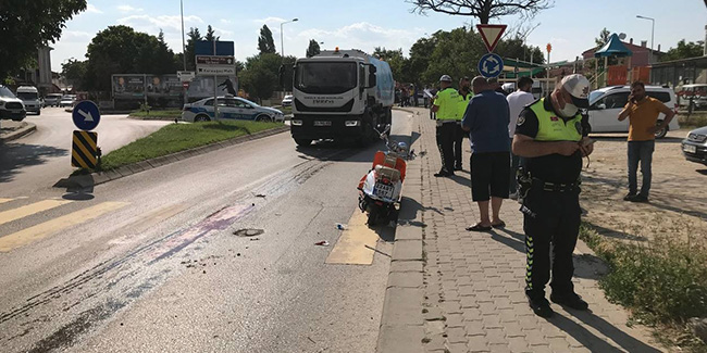 Edirne’de otomobil ile motosiklet çarpıştı: 2 yaralı