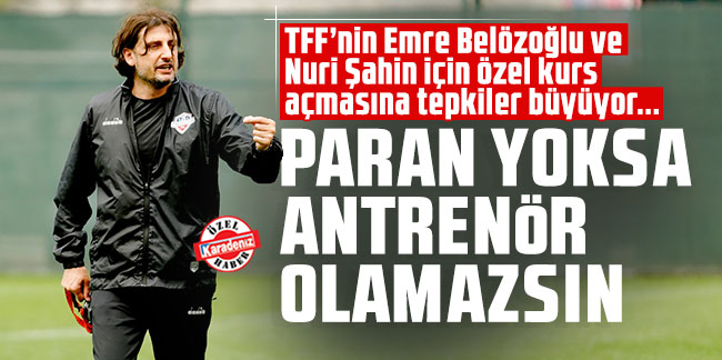 1461 Futbol Kulübü Teknik Direktörü Mehmet Ak: Paran yoksa antrenör olamazsın